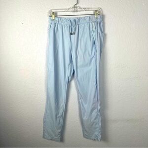 Burberry Women’s Lightweight Blue Cotton Drawstring Pants Size Medium